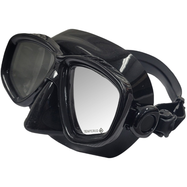 OPTIK MASK STANDARD BK/BK (std lenses & silic strap) - Click Image to Close